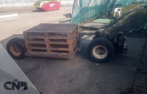 Foto van Gemotoriseerde pallet drager